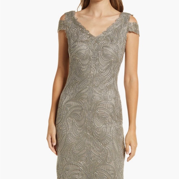 Tadashi Shoji cocktail dress new with tags size 2 - Picture 1 of 9